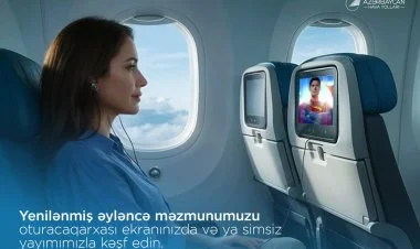 AZAL-ın təyyarələrində multimedia əyləncə sistemi yenilənib