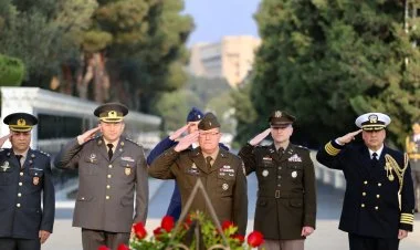 ABŞ Avropa Komandanlığının nümayəndələri Bakıda FOTO