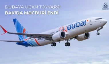 "FlyDubai"ın təyyarəsi Bakıya təcili eniş edib