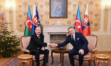 İlham Əliyevin Slovakiyanın Baş naziri ilə görüşü olub FOTO
