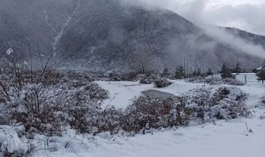 Şahdağa 5 sm qar yağıb