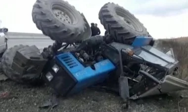 Ağdamda traktor minaya düşüb, sürücü yaralanıb YENİLƏNİB
