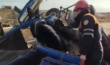 Qaradağda sərnişin avtobusu qəzaya uğrayıb, ölənlər var