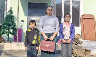 Növbəti köç karvanı Ağdərənin Vəngli kəndinə çatıb