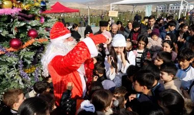 Cəbrayıl və Zəngilanda ilk dəfə Yeni il Qış Yarmarkası VİDEO