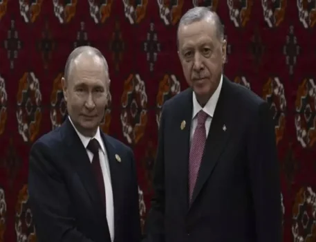 Ərdoğan Aşqabadda Putinlə görüşüb FOTO/YENİLƏNİB
