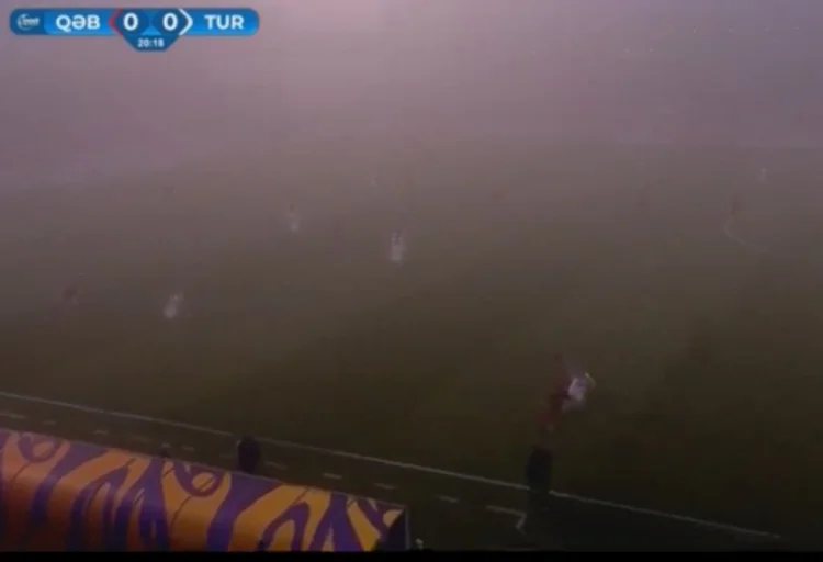 “Qəbələ” – “Turan Tovuz” oyunu dumana görə dayandırılıb