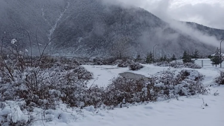 Şahdağa 5 sm qar yağıb