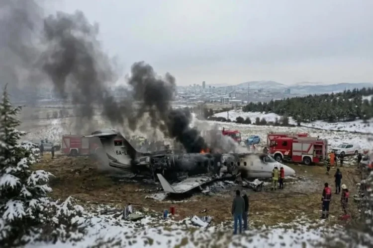 Ankarada qəzaya uğrayan təyyarənin qara qutusu tapılıb