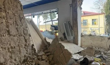 Qazaxda fərdi yaşayış evində partlayış baş verib VİDEO