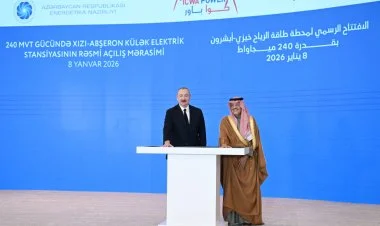 “Xızı-Abşeron” Külək Elektrik Stansiyasının açılışı olub