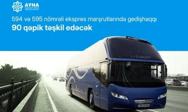 Bakı-Sumqayıt avtobus marşrutunda gediş haqqı qalxır