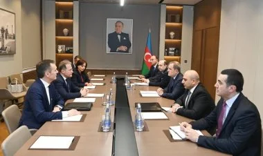 Ceyhun Bayramov Edmondo Çiriellini qəbul edib