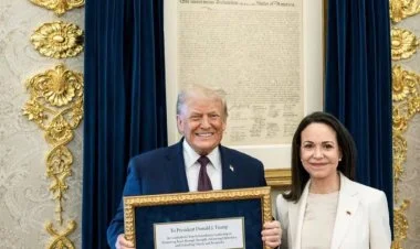 Maçado Trampa Nobel Sülh Mükafatını verdi