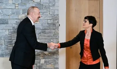 İlham Əliyev Davosda Marta Kosla görüşüb