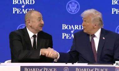 İlham Əliyev “Sülh Şurasının Nizamnaməsi” mərasimində