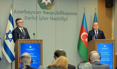 Azərbaycan və İsrail XİN rəhbərlərinin mətbuat konfransı