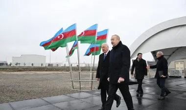 İlham Əliyev Sumqayıt Sənaye Parkında