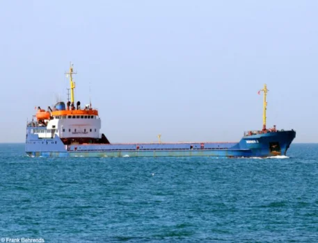 İrana məxsus gəmi Xəzər dənizində qəzaya uğrayıb