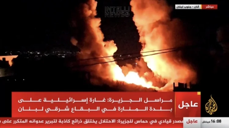 İsrail Livan ərazisinə kütləvi hava hücumları endirir