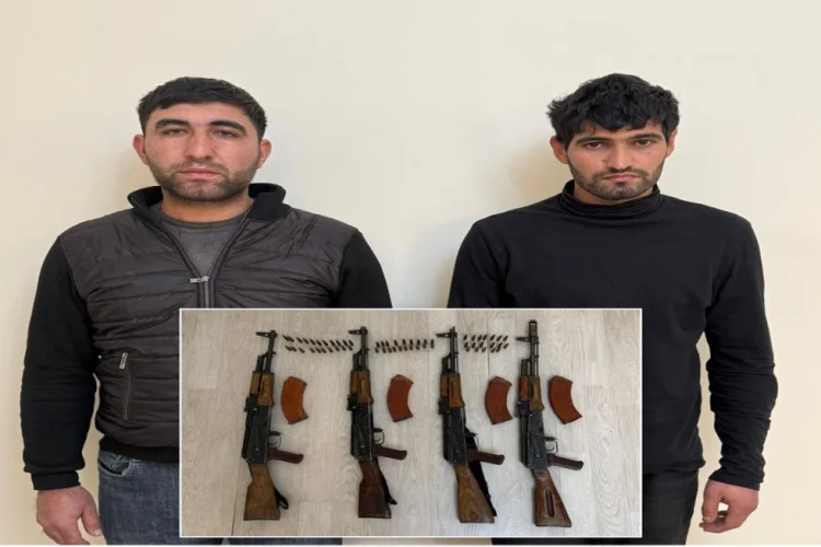 Bərdədə silah alveri ilə məşğul olan şəxslər saxlanılıb