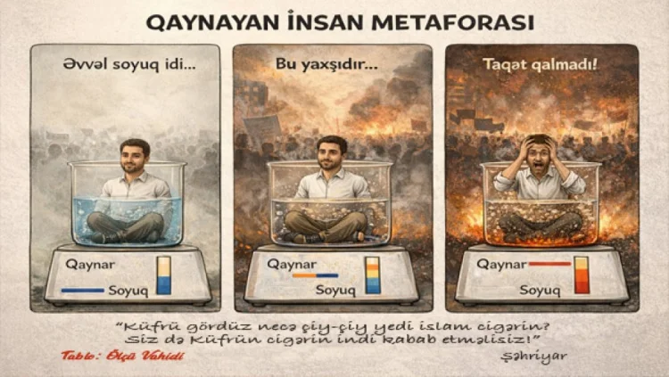 Problem çeynəyən İran dövləti və səbri qaynayan İran şairi