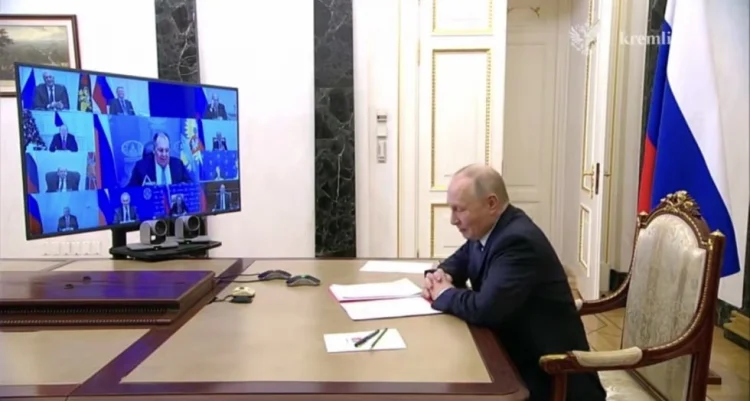 Putin Rusiya Təhlükəsizlık Şurasının iclasını keçirib