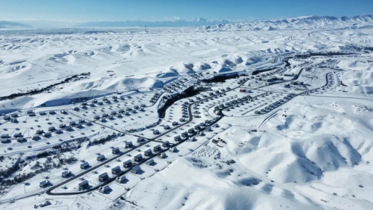 Horovludan qış görüntüləri FOTO