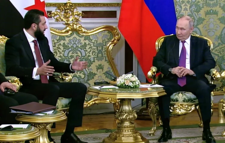 Putinlə əl-Şaraa arasında görüş keçirilib YENİLƏNİB