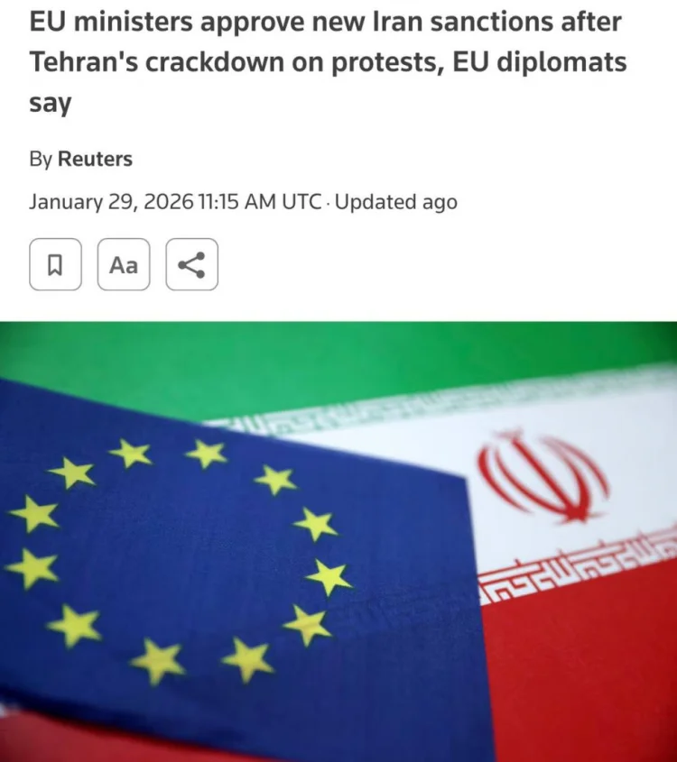 Avropa İrana qarşı yeni sanksiyaları təsdiqlədi