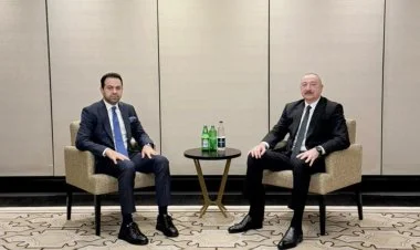 Əliyev Müsəlman Ağsaqqalları Şurasının baş katibiylə görüşüb