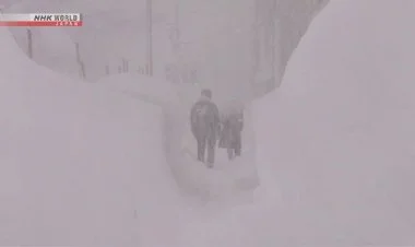 Yaponiyada güclü qar yağışı: 30-dan çox ölüm