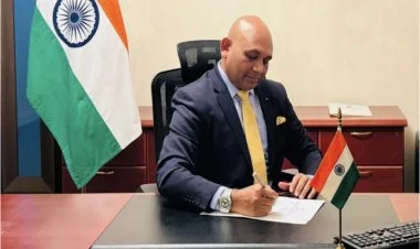 Hindistanın ölkəmizə yeni təyin olunmuş səfiri Bakıdadır
