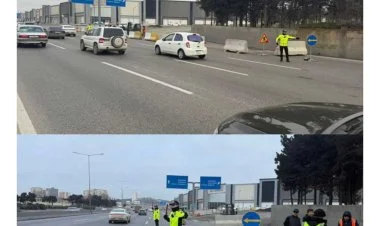 Bakı–Sumqayıt yolunda müvəqqəti məhdudiyyət YENİLƏNİB