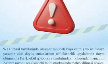 İstifadəyə yararsız döyüş sursatları məhv ediləcək