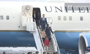 ABŞ vitse-prezidentinin təyyarəsi İrəvanda eniş edib