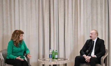 İlham Əliyev Bolqarıstan Prezidenti ilə görüşüb