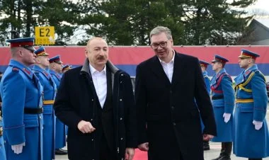 Prezident İlham Əliyevin Serbiyaya səfəri başa çatıb FOTO