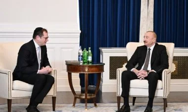 İlham Əliyev Vaşinqtonda rəsmi görüşlərə başlayıb