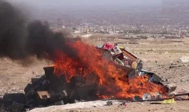 Əfqanıstanda taliblər 600-dən çox musiqi aləti yandırıb