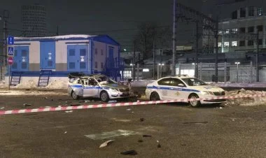 Moskvanın mərkəzində yol polisi partladılıb, 2 ölü