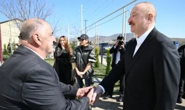 Prezident İlham Əliyev Qarabağda səfərdədir