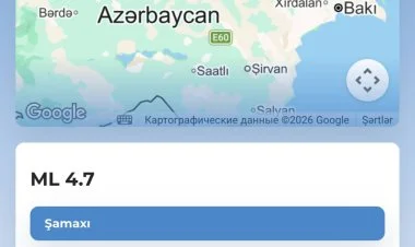 Şamaxıda 4.7 bal gücündə zəlzələ baş verdi YENİLƏNİB