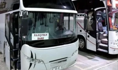 İrandan keçən Bakı-Naxçıvan avtobus reysləri dayandırılıb