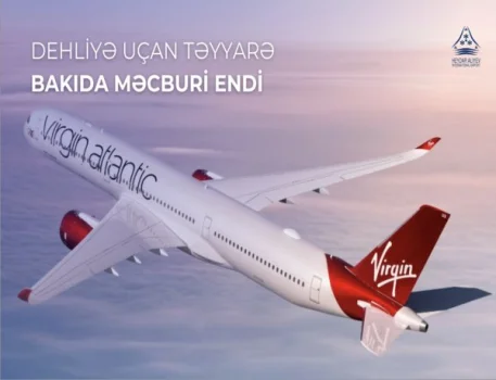 London–Dehli sərnişin təyyarəsi Bakıya məcburi eniş edib