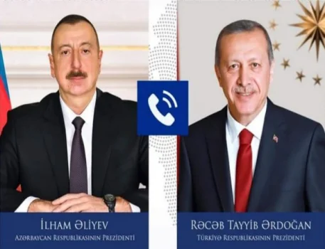 İlham Əliyev Rəcəb Tayyib Ərdoğana zəng edib