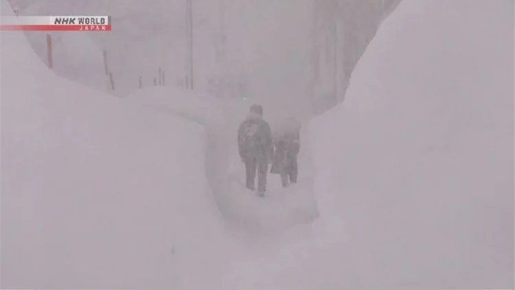 Yaponiyada güclü qar yağışı: 30-dan çox ölüm