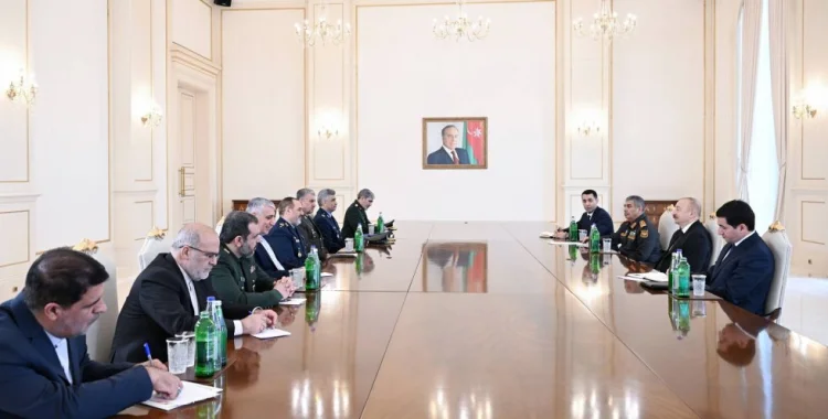 İlham Əliyev İranın müdafiə naziri Nəsirzadəni qəbul edib