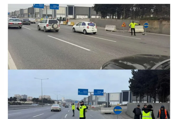 Bakı–Sumqayıt yolunda müvəqqəti məhdudiyyət YENİLƏNİB