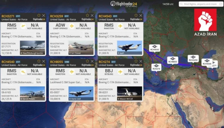 ABŞ hərbi təyyarələri Türkmənistanda İran sərhəddinə enir